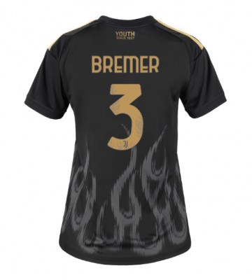 Juventus Gleison Bremer #3 Tredjetrøje Dame 2026-27 Kortærmet Juventus Gleison Bremer #3 Tredjetrøje Dame 2026-27 Kortærmet